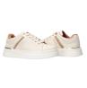Sneakers Stringata pelle e geo N 2266 0289 Bianco Panna