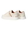 Sneakers Stringata pelle e geo N 2266 0289 Bianco Panna