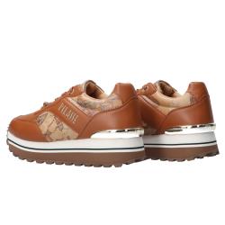 Sneakers PLATFORM MAPPA GEO AI25 Cuoio