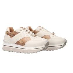 Sneakers PLATFORM MAPPA GEO AI25 Bianco