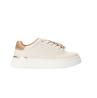 Sneakers Bassa allacciata strass N 2270 0289 Bianco Panna