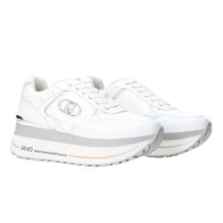 Sneakers Maxi wonder plus 01 calf platform Bianco