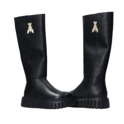 Stivaletti e Stivali PPJ983 Vitello logo strass Nero