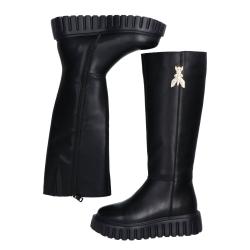 Stivaletti e Stivali PPJ983 Vitello logo strass Nero