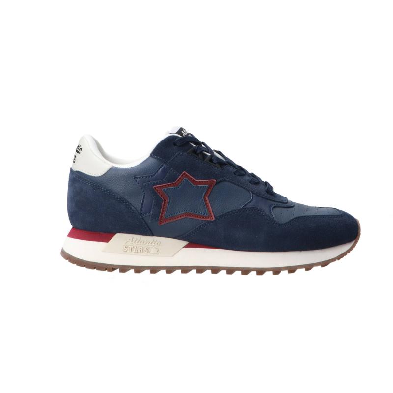 Atlantic Stars Sneakers Sneakers Draco pelle e suede Blu