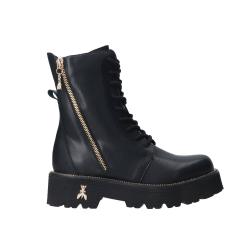 Patrizia Pepe Girl Anfibi Anfibi PPJ961 Vitello cerniera laterale Nero