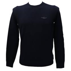 Aeronautica Militare Maglioni Maglioni MAGLIA GIROCOLLO 1502 Blu