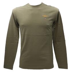 Aeronautica Militare T-shirt T-shirt T-SHIRT ML 2390 Verde
