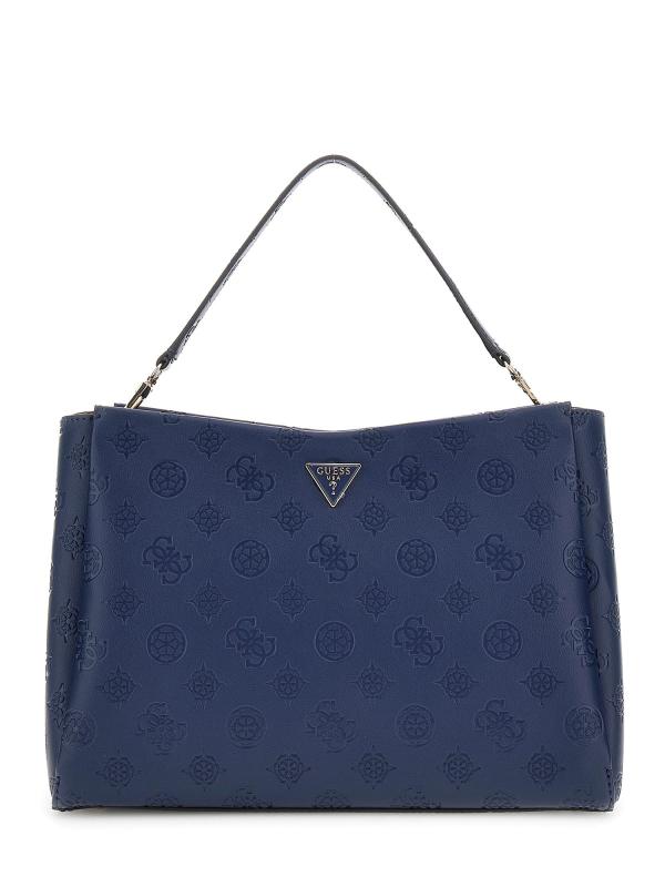 Guess Borse a mano Borse a mano TISHA LARGE GIRLFRIEND SATCHEL Blu