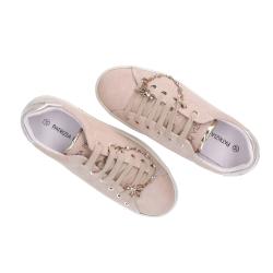 Sneakers PPJ908 SUEDE CHARM LOGO Beige