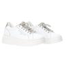 Sneakers New Addict leather platform Argento