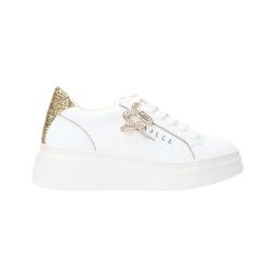 Sneakers New Addict leather platform Oro
