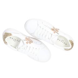 Sneakers New Addict leather platform Oro