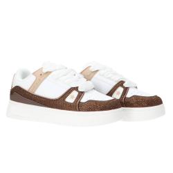 Sneakers BIBI5002 snekaers strass Marrone