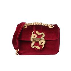 Just Cavalli Borse a spalla Borse a spalla JC C-ICONIC SNAKERS PUFFY VELVET Viola