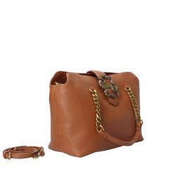 Borse a spalla JC A- ICONIC SNAKES STYLE 5 Cuoio