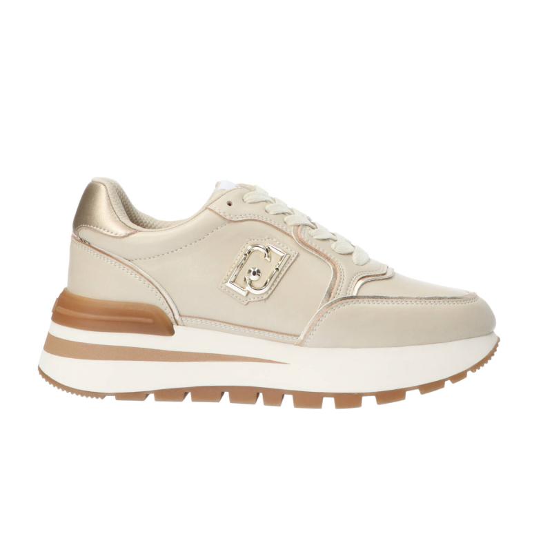 Sneakers Amazing 25 calf platform Beige