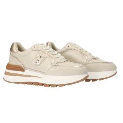 Sneakers Amazing 25 calf platform Beige