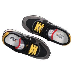 Sneakers Mennea pelle e suede Grigio