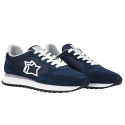 Sneakers Meucci pelle e suede Blu
