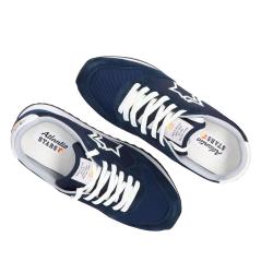 Sneakers Meucci pelle e suede Blu