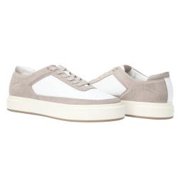 Sneakers BASKET CUPSOLE LACEUP LTH-SU Beige