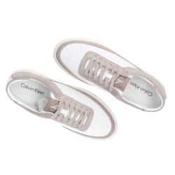 Sneakers BASKET CUPSOLE LACEUP LTH-SU Beige