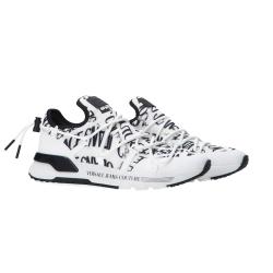 Sneakers Fondo dynamic dis.sa6 Bianco nero logato