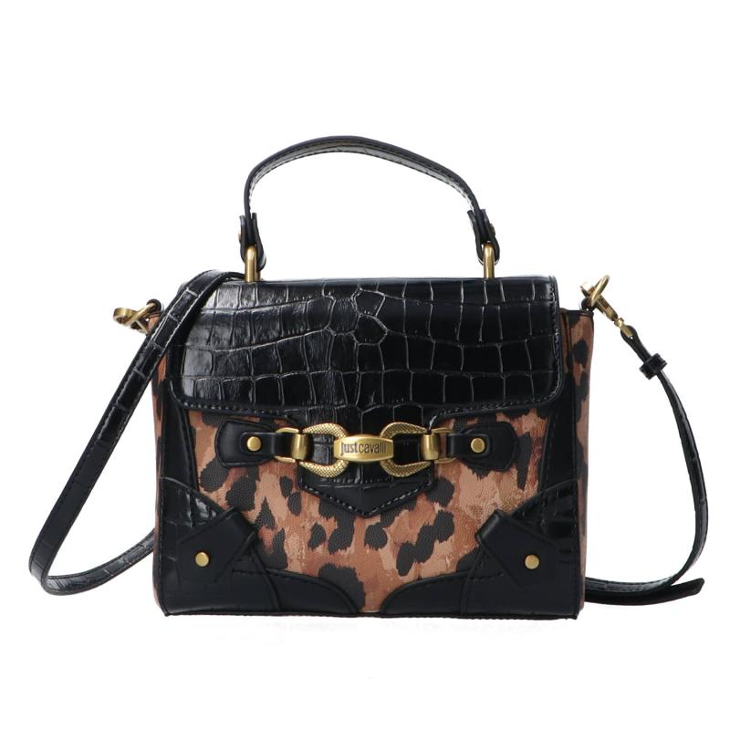 Just Cavalli Borse a mano Borse a mano JC H-SNAKE BITE STYLE 3 Nero