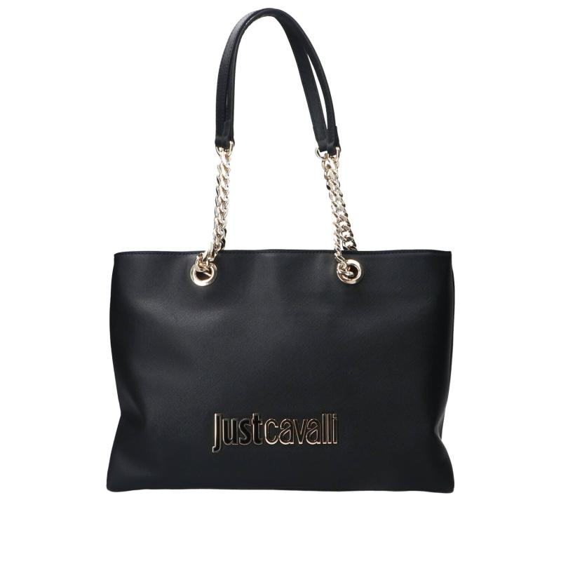 Just Cavalli Borse a spalla Borse a spalla JC B-METAL LETTERING STYLE 9 Nero