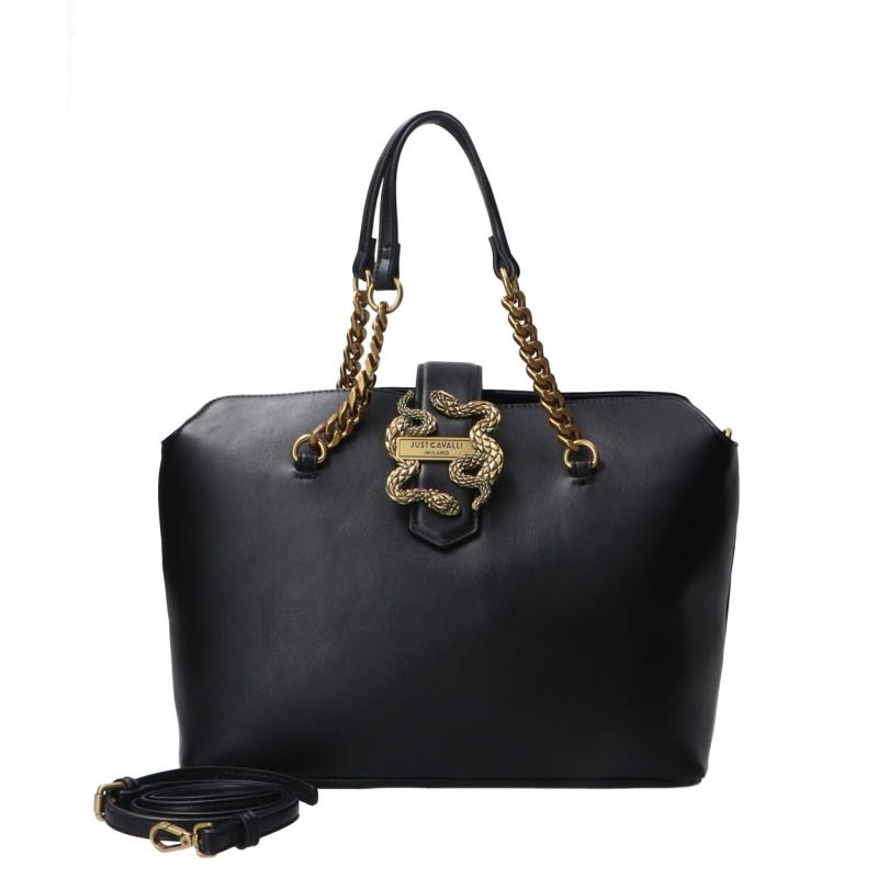 Just Cavalli Borse a spalla Borse a spalla JC A- ICONIC SNAKES STYLE 5 Nero
