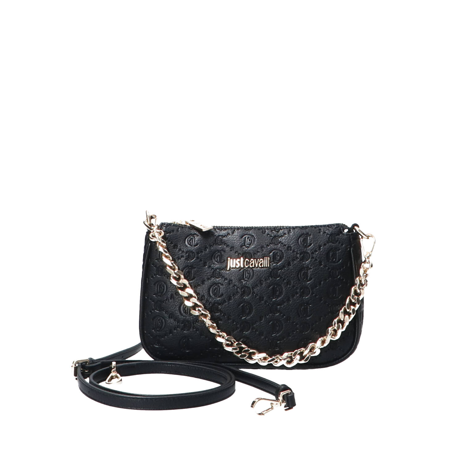 Just Cavalli Borse tracolla Borse tracolla JC G-ALL OVER GOTHIC STYLE 2 Nero