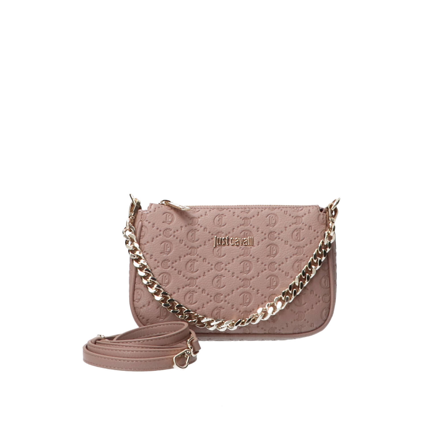 Just Cavalli Borse tracolla Borse tracolla JC G-ALL OVER GOTHIC STYLE 2 Rosa nude