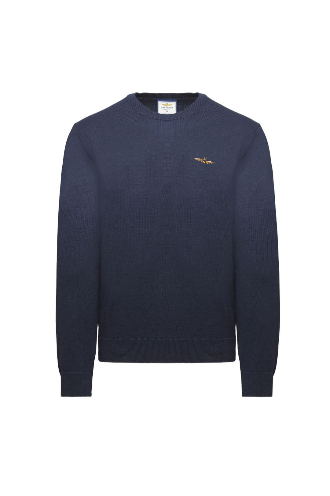 Aeronautica Militare Maglioni 252MA1611UL00506 GIROCOLLO LOGO BASICO Blu