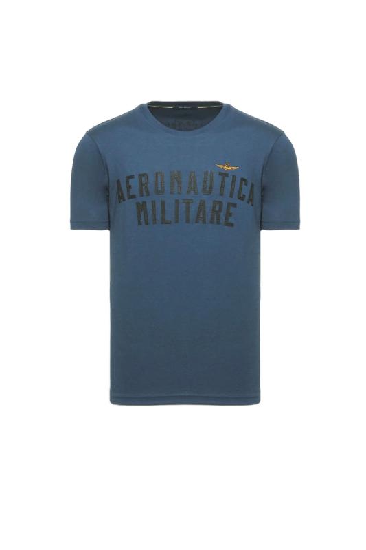 Aeronautica Militare T-shirt 252TS2478UJ00641 MANICA CORTA Blu
