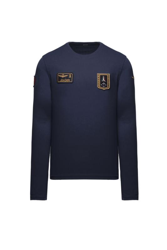 Aeronautica Militare T-shirt 252TS2488UJ00710 FRECCE TRICOLORI Blu