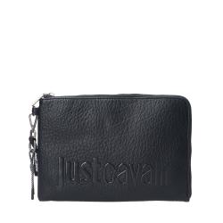 Just Cavalli Pochette Pochette JC MAXI LOGO RUSTY PRINT Nero