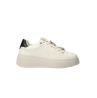 Sneakers GB971 Eco leather charm logo Bianco