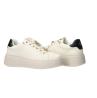 Sneakers GB971 Eco leather charm logo Bianco