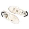 Sneakers GB971 Eco leather charm logo Bianco