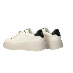 Sneakers GB971 Eco leather charm logo Bianco
