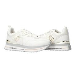 Sneakers Maxi wonder 01 calf platform bianco latte