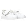 Gaelle Paris Sneakers Sneakers Addict in action leather ai25 Argento perle - Foto 2