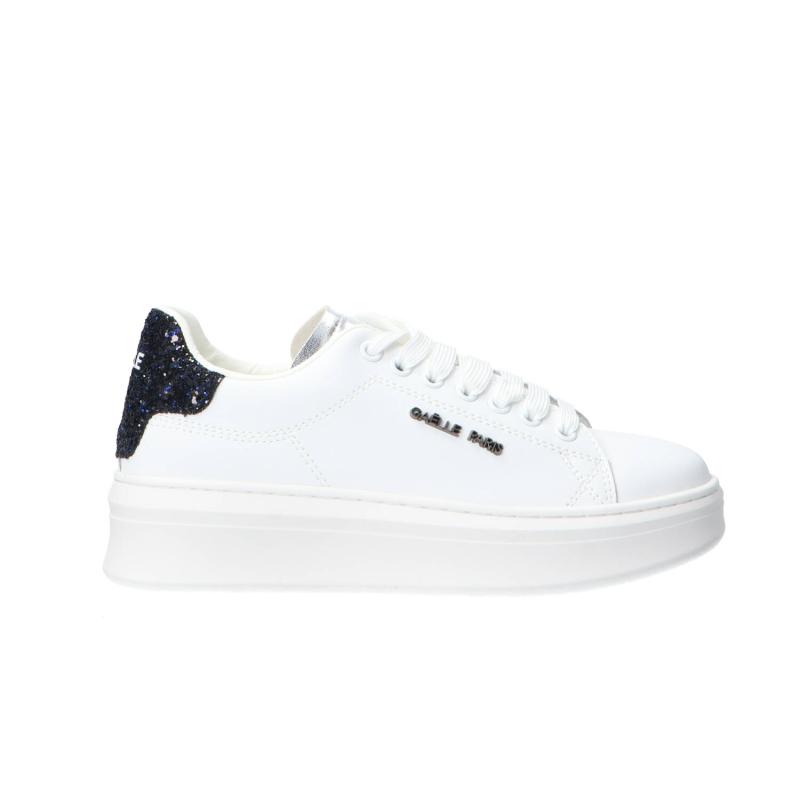 Gaelle Paris Sneakers Sneakers Addict in action leather ai25 Bianco glitter