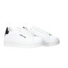 Gaelle Paris Sneakers Sneakers Addict in action leather ai25 Bianco glitter - Foto 2