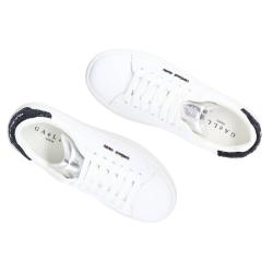 Sneakers Addict in action leather ai25 Bianco glitter
