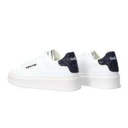 Sneakers Addict in action leather ai25 Bianco glitter