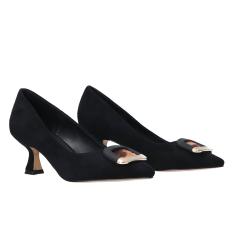 Decolletes GP880 Animalier Nero