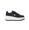 Tommy Hilfiger Sneakers Sneakers TJW RETRO BASKET PLATFORM Nero - Foto 1
