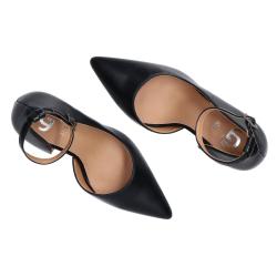 Decolletes Velluto GP711 Nero pelle